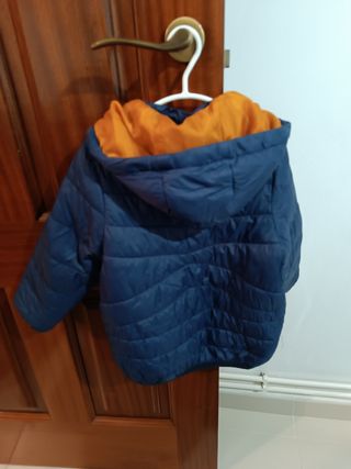 Chaqueta azul y naranja Name It 98