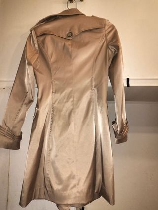 Gabardina satinada beige LORIANA