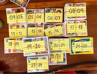 Lote cromos Liga Este 
16 años variados