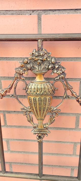 Cama Bronce Estilo Art Decó Antigua