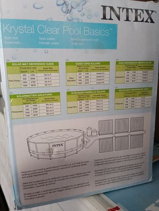 Calentador Solar Piscina Intex Krystal Clear