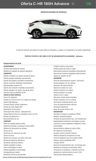 Toyota C-HR 180H Advance 5p S/S e-CVT