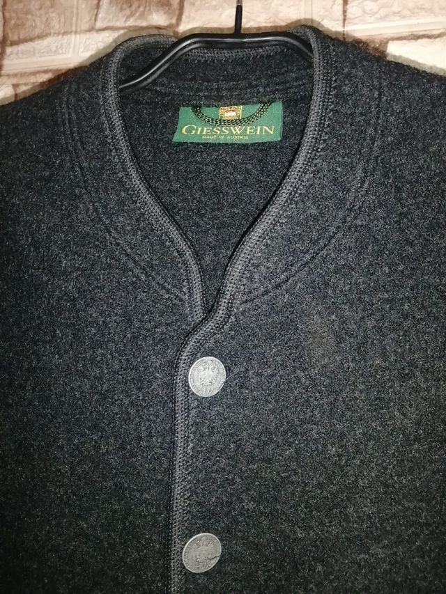 Chaqueta Giesswein Gris oscura/Negra