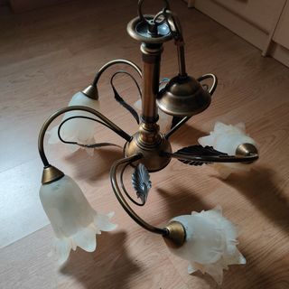 Lámpara de techo y 2 lamparillas