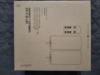 Set 2 Candele LED Tremolanti con Telecomando