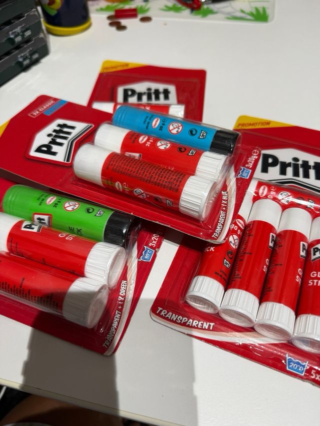 Pritt Pegamento en Barra (Pack 5 x 10g)