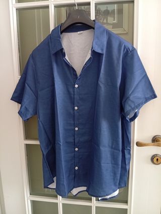 Camicia donna blu