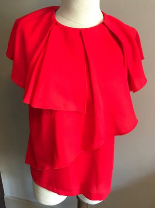 Abrigo y blusa Zara T. XS
