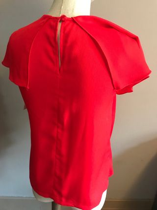 Abrigo y blusa Zara T. XS