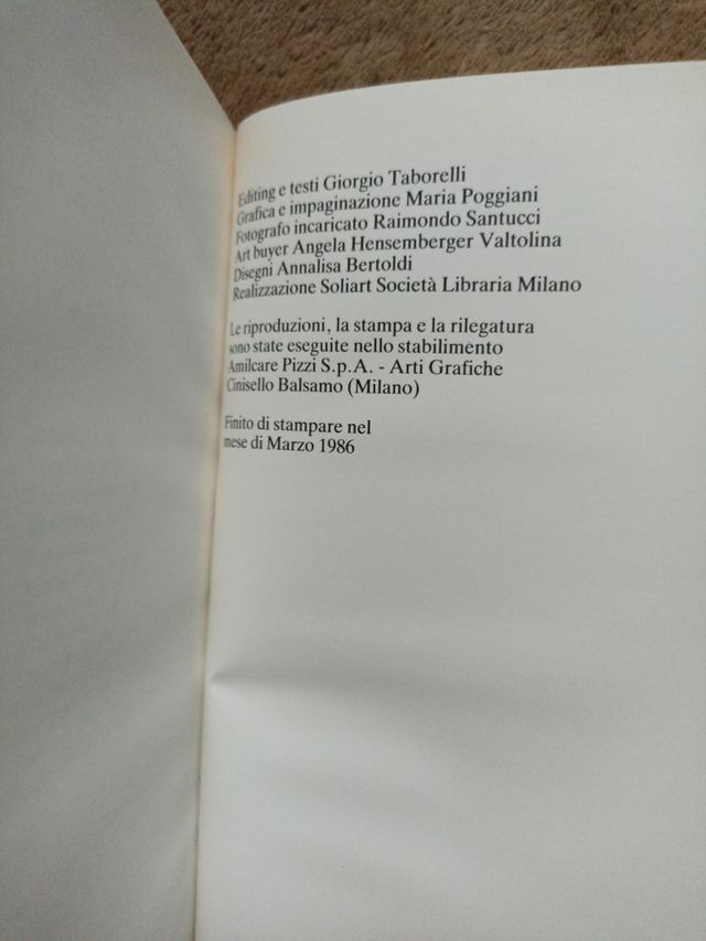 Le bevande  (1986 stampa)