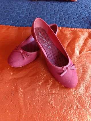 Manoletinas rojas Marypaz talla 42