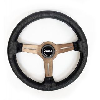 Volante OCC Clásico Piel Perforada Plano