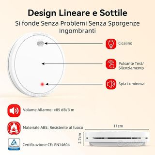 Rilevatore di fumo NUOVO