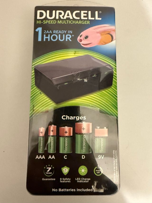 Caricabatterie Duracell Hi-Speed Multicharger