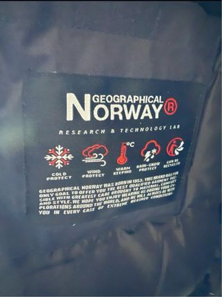 Chaqueta Geographical Norway Negra