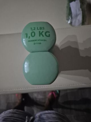 Pesas 1 kg (Decathlon)