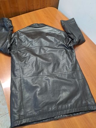 Cazadora Burberry Cuero Tartán