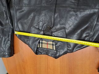 Cazadora Burberry Cuero Tartán
