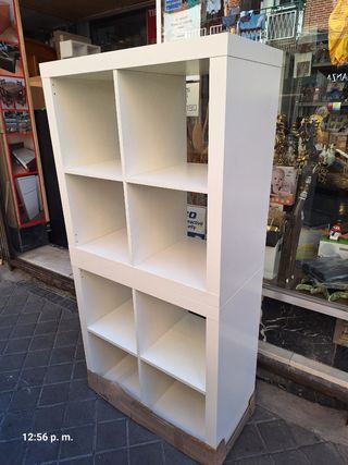 Estantería Kallax 8 cubos Ikea blanca