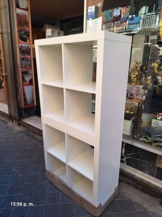 Estantería Kallax 8 cubos Ikea blanca
