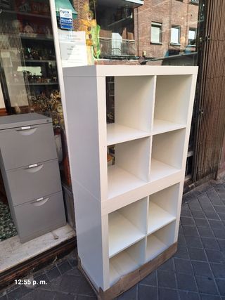 Estantería Kallax 8 cubos Ikea blanca