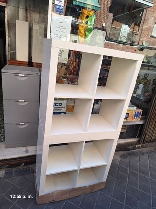 Estantería Kallax 8 cubos Ikea blanca