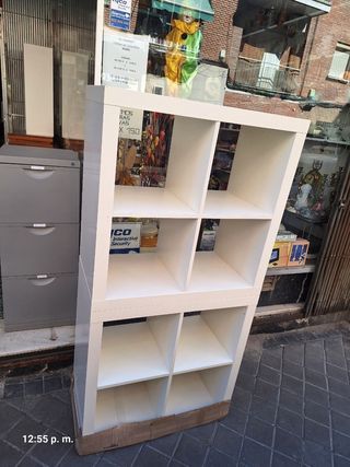 Estantería Kallax 8 cubos Ikea blanca