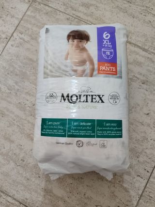 Pañales Moltex Eco Pants Talla XL (18 uds)
