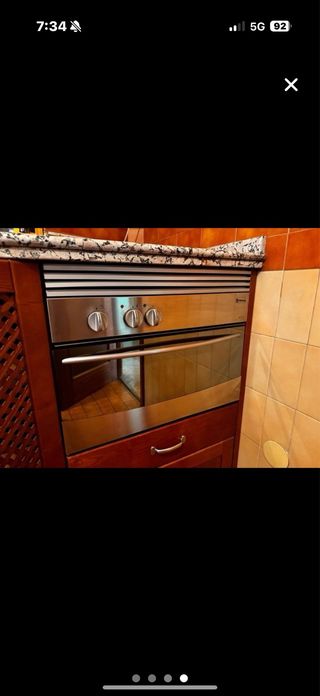 Horno de cocina de acero inoxidable