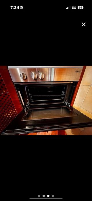 Horno de cocina de acero inoxidable