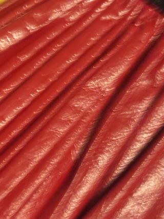 Falda Zara plisada roja