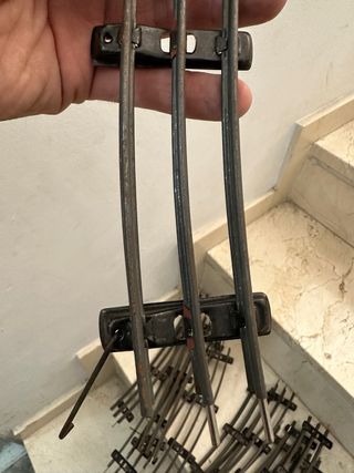 Vías de tren eléctrico antiguas