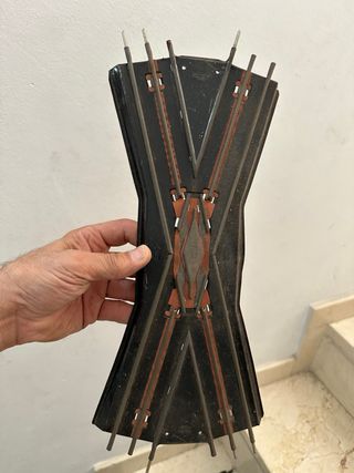 Vías de tren eléctrico antiguas