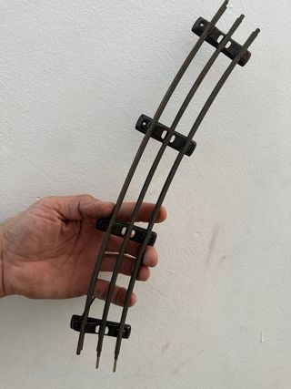 Vías de tren eléctrico antiguas