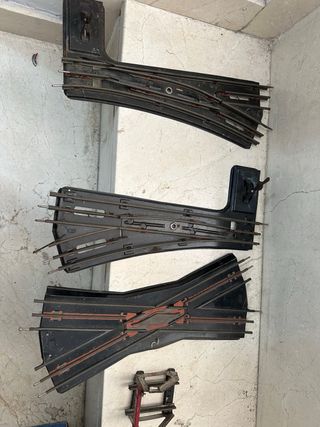 Vías de tren eléctrico antiguas
