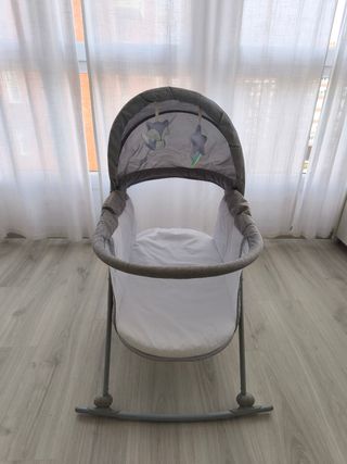 Cuna de bebé Kindercraft gris