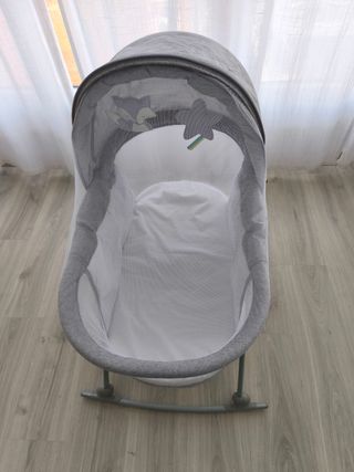 Cuna de bebé Kindercraft gris