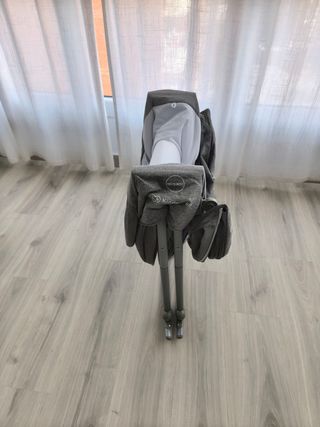 Cuna de bebé Kindercraft gris