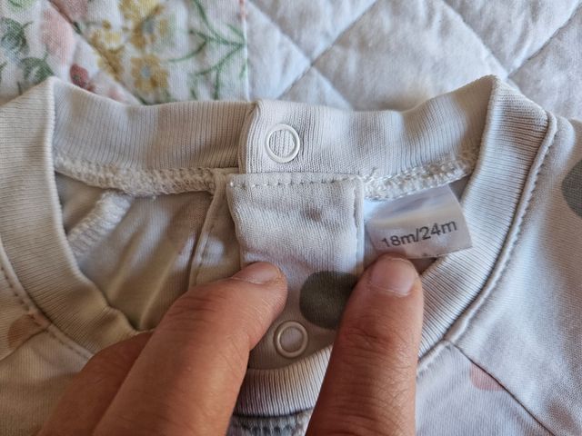 Camiseta bebé Petit Oh! 18-24m lunares