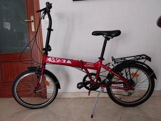 Bicicleta Plegable WST Sprint Roja