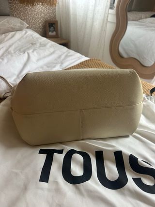 Bolso Tous Piel Beige Negro