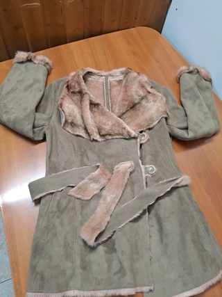 Cazadora Adolfo Domínguez Mujer Verde/Marrón