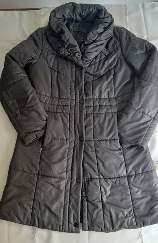 Parka gris acolchada