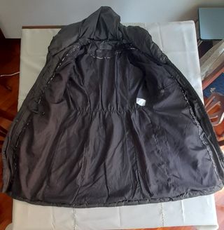 Parka gris acolchada