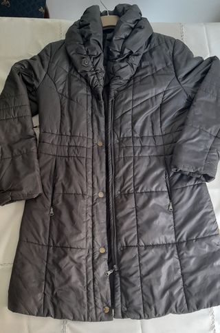 Parka gris acolchada