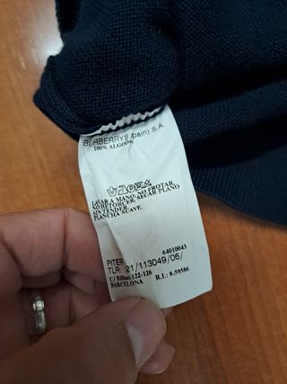 Jersey Burberry Hombre Azul