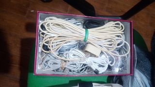 LOTE CABLES TELEFONO + LOTE SPLITTERS