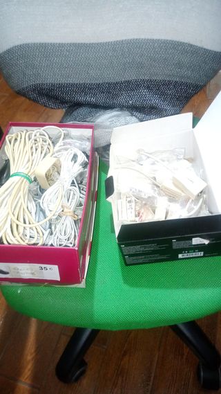 LOTE CABLES TELEFONO + LOTE SPLITTERS