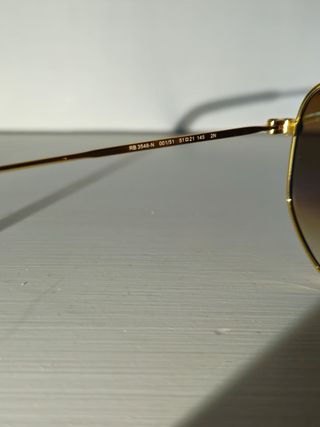 Occhiali Ray Ban Hexagonal Marrone/Oro