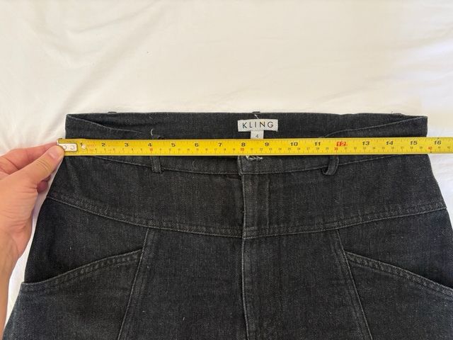 Minifalda vaquera negra Kling